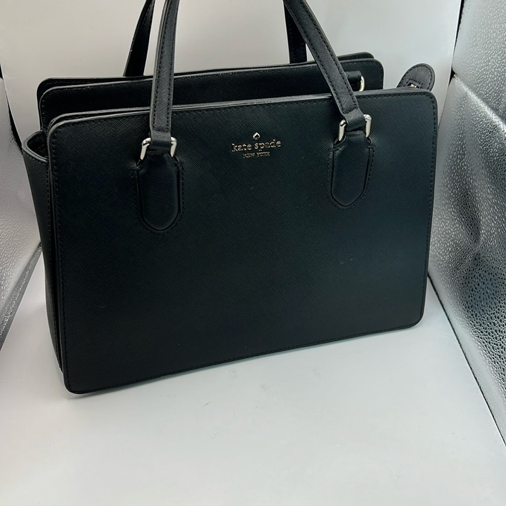 Kate Spade Black Crossbody Bag with saffiano Leather